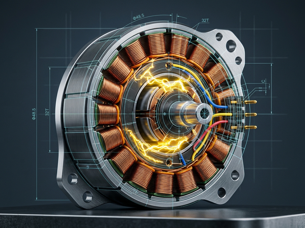 Japanese Brushless Motor Component